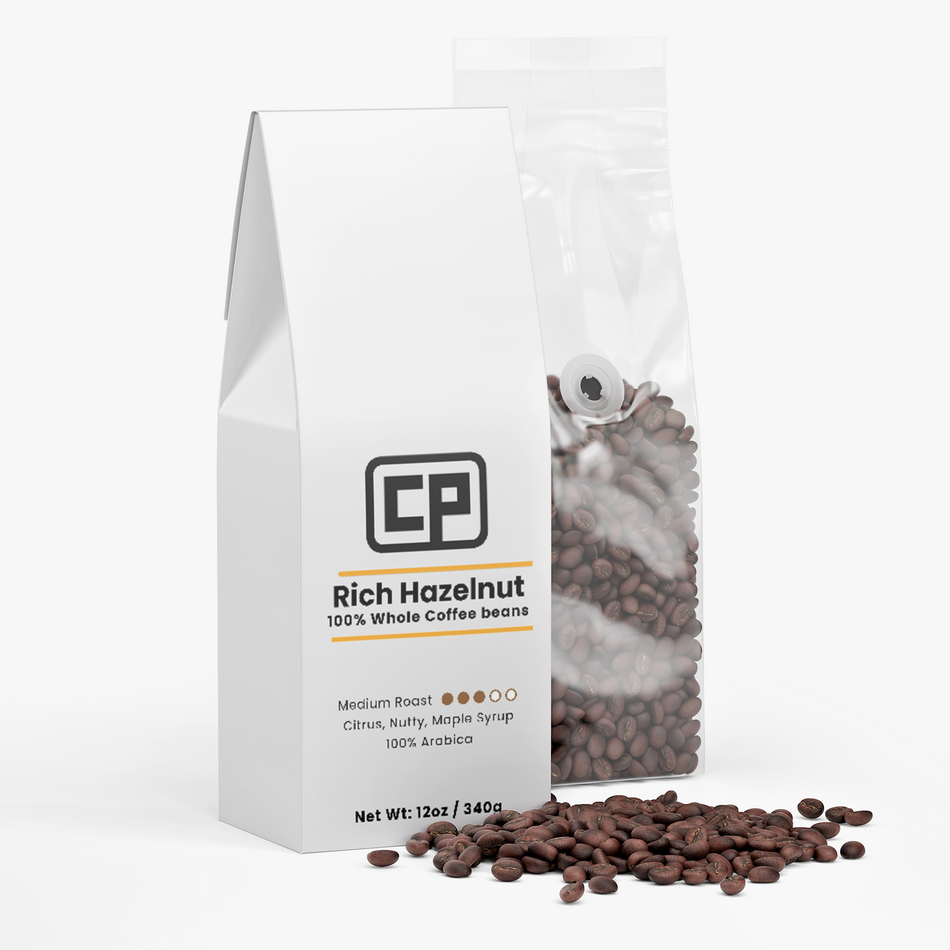 Rich Hazelnut Coffee — Medium Roast Grounds