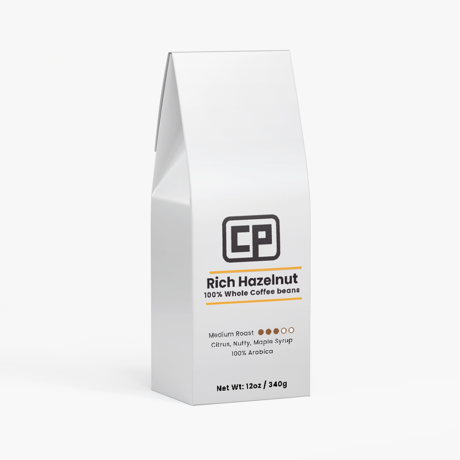 Rich Hazelnut Coffee — Medium Roast Grounds
