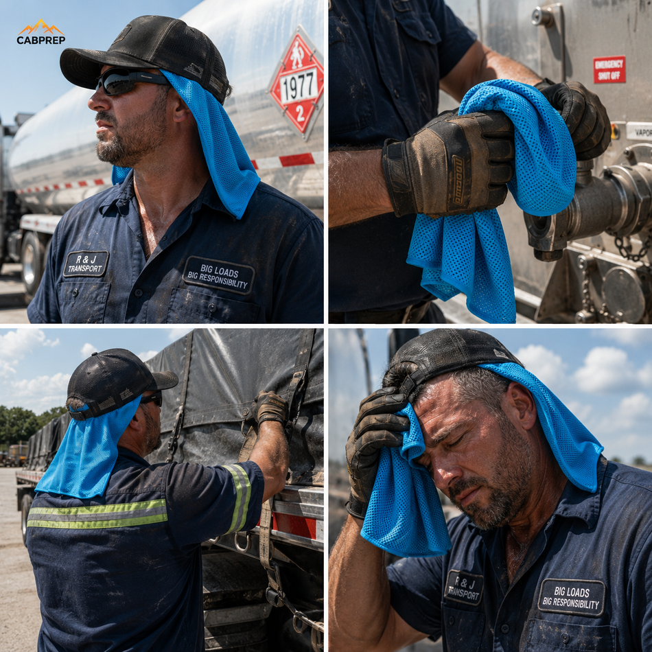 Cab Cooling Towel — Instant Neck & Body Heat Relief