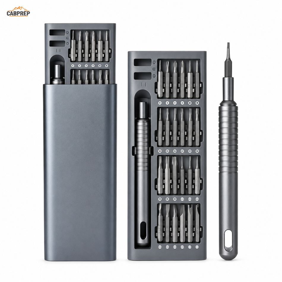 25-in-1 Mini Screwdriver Set — Precision Bits for Cab Electronics