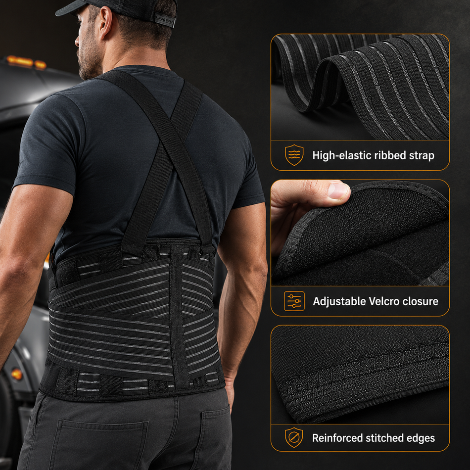 Body Recovery Kit — Back Brace, Coccyx Cushion & Massage Gun