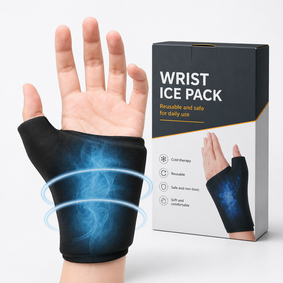 Driver's Wrist Relief Wrap — Hot & Cold Gel Compression Sleeve
