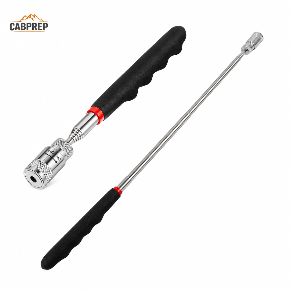 Telescoping Magnetic Pickup Tool — LED Light, Grabs Dropped Bolts