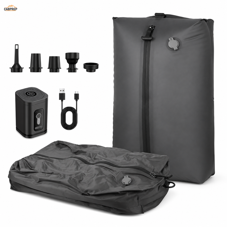 Bunk Vacuum Storage Bag + Pump — Waterproof, Space-Saving Cab Organizer