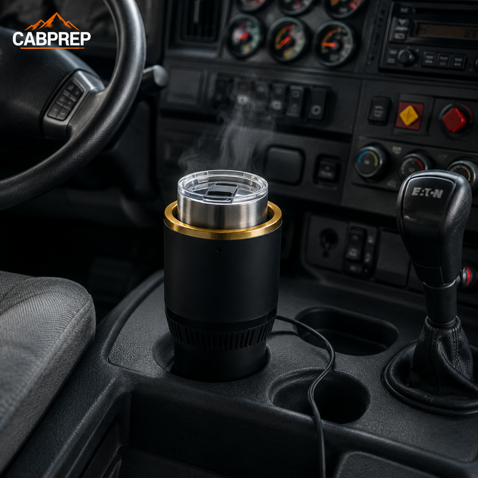 12V Heated &amp; Cooled Cab Cup — Hot Coffee All Shift