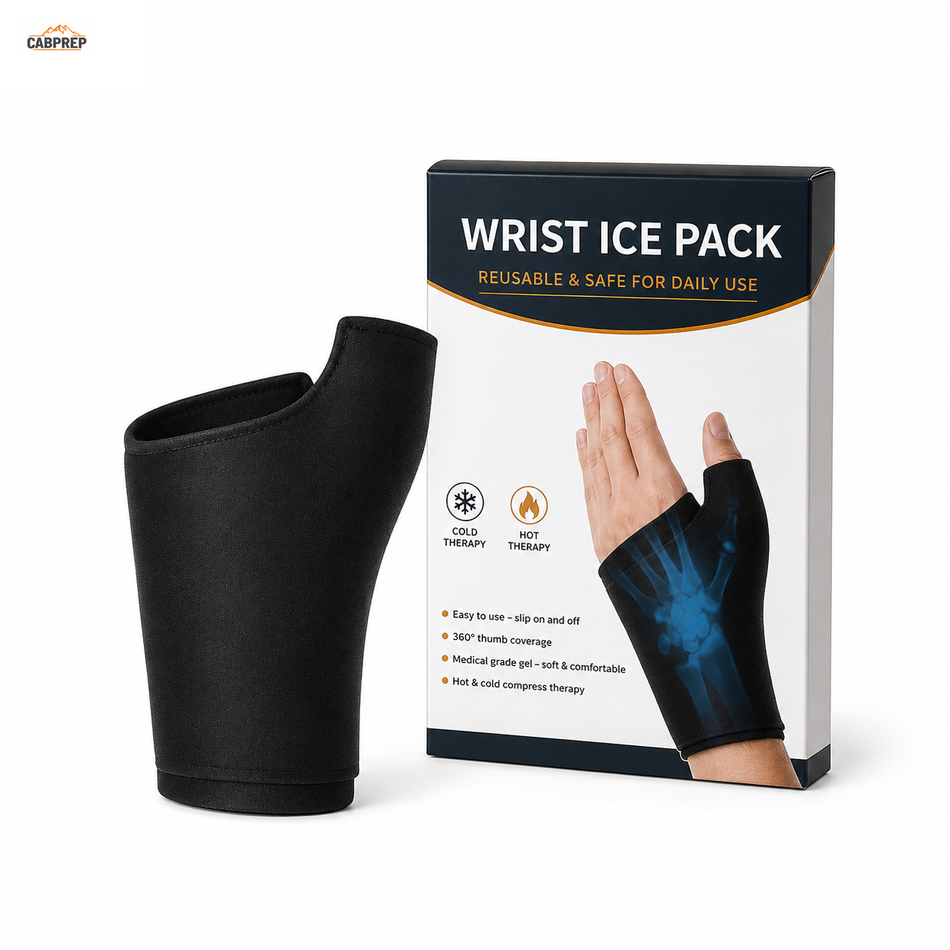 Driver's Wrist Relief Wrap — Hot & Cold Gel Compression Sleeve