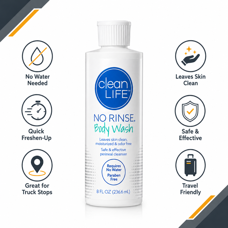 Cab No-Rinse Body Wash — Get Clean When There's No Shower for Days